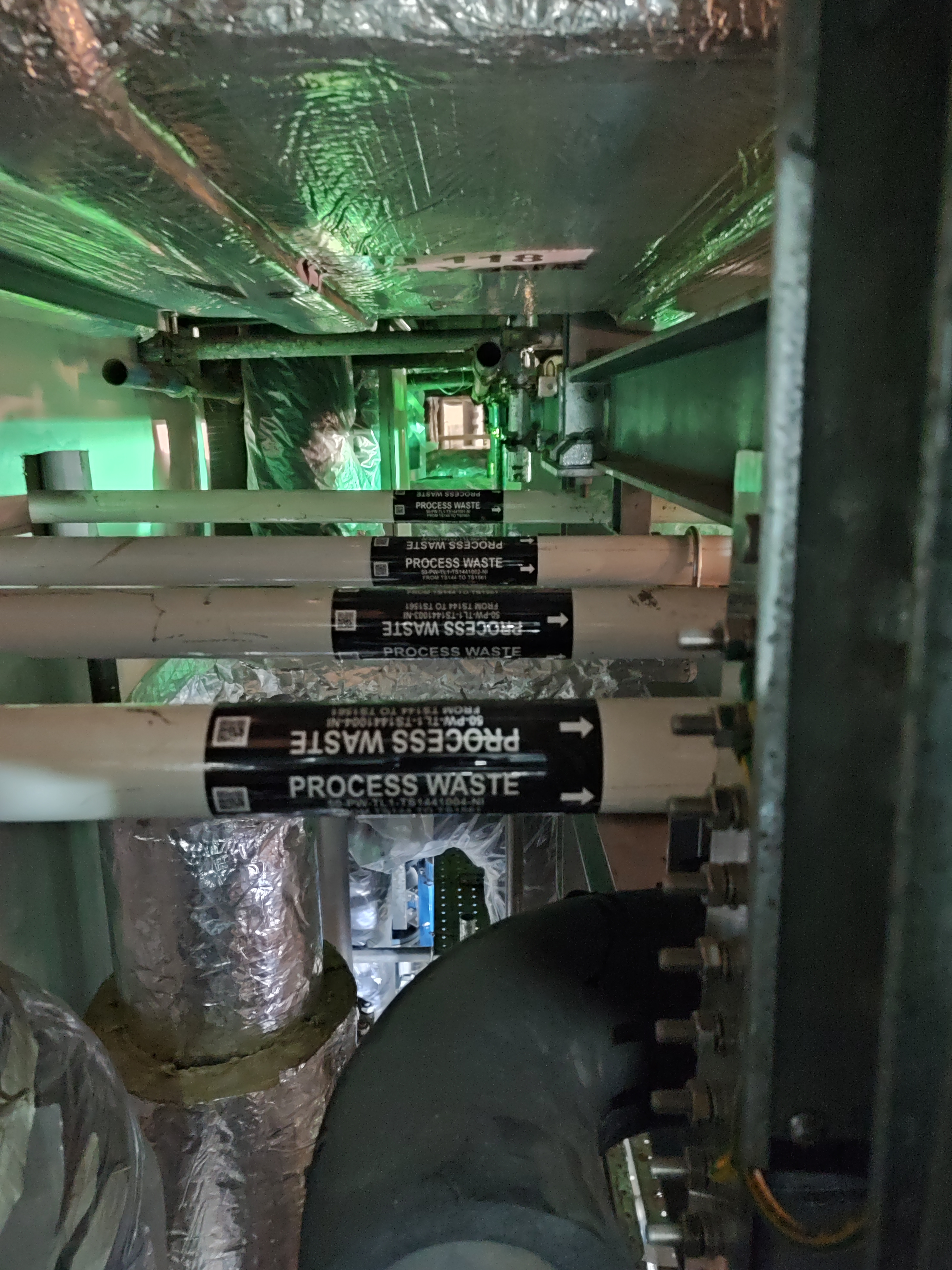 RP-55 pre-coiled PVDF overlaminated polyester pipe markers