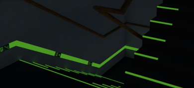 Photoluminescent strips and low-light pathway marking solutions for offshore platforms and emergency lighting backup