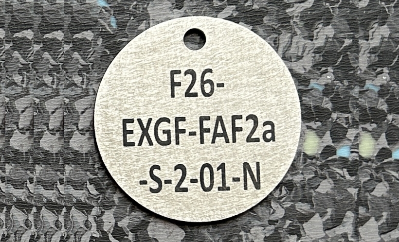Marine-grade stainless steel tags with permanent laser engraving for harsh industrial and offshore environments