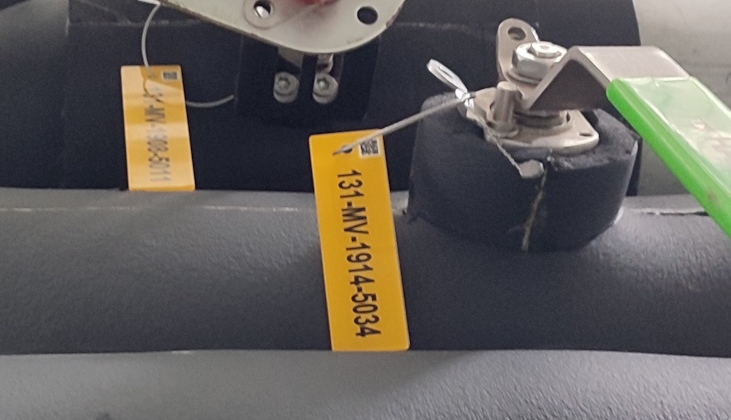 Premium reverse-laminated acrylic tags with UV-resistant dual-layer construction for critical asset identification